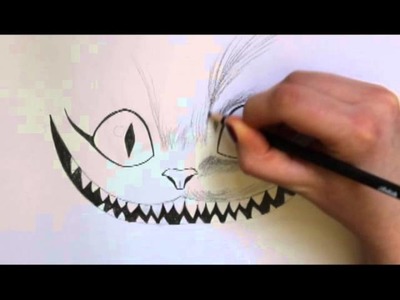 How to draw a cheshire cat