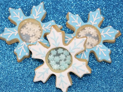 How To Make Frozen Snowflake Filled Cookies