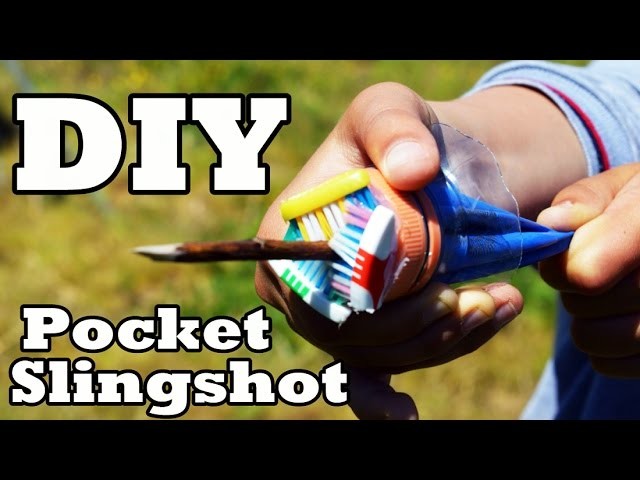 How To Make: Pocket Slingshot - (shoot arrows & bb's)