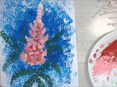 How to: Pointillism paint a flower - Summer Siesta July 2014