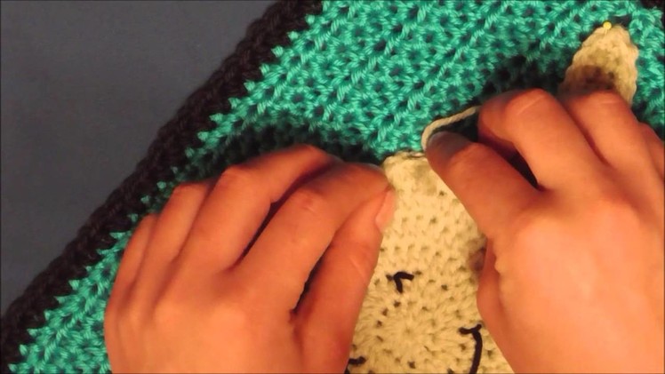 How to Sew Applique to Crochet