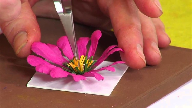 How to Use the Sizzix Gazania Flower Die by Susan's Garden