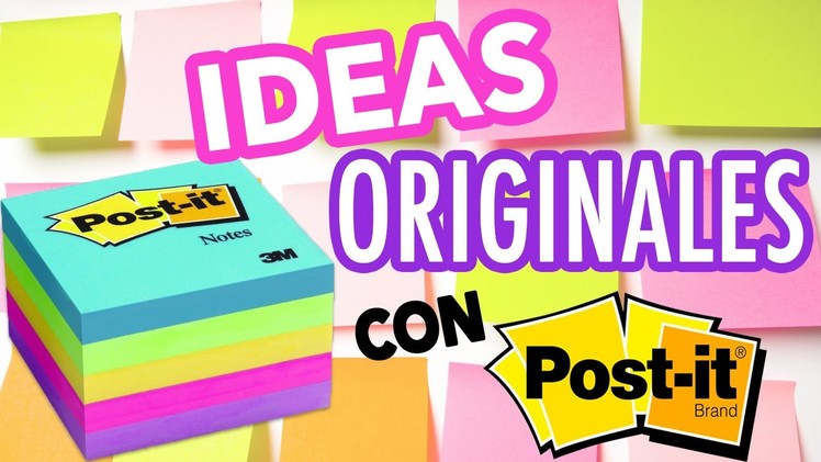 IDEAS ORIGINALES CON POST-ITS | Mrs Ladybug