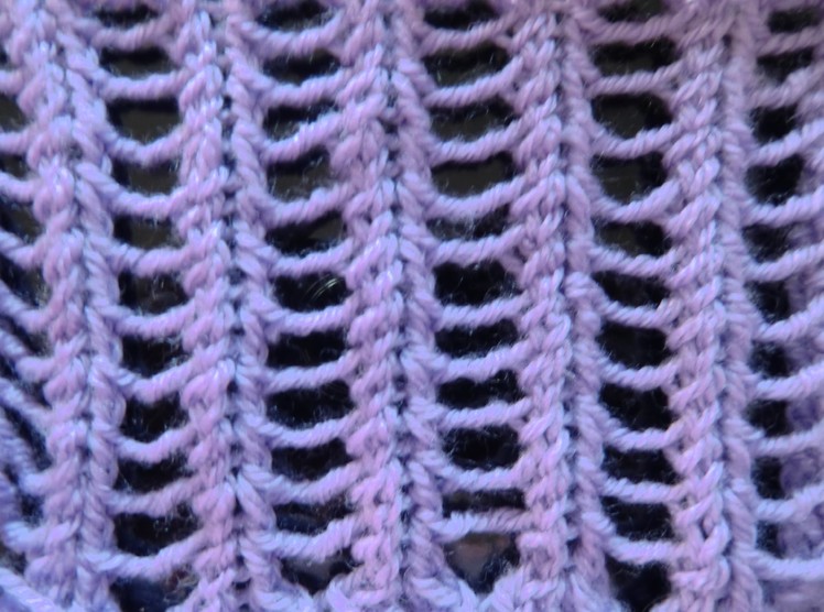 Knit Pattern * EASY LACE No 2 *