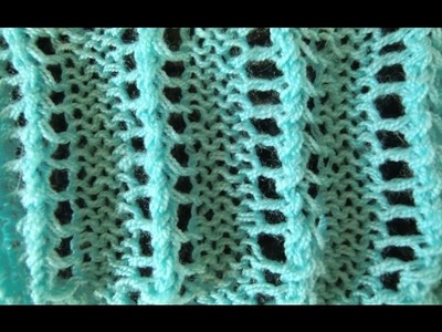 Knit Pattern *EASY LACE PATTERN FOR BEGINNERS*