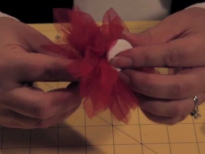 Learn How To Make A Tulle Flower