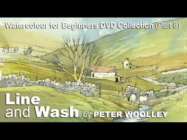 Line and Wash by PETER WOOLLEY (DVDTrailer)