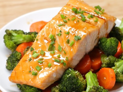 One-Pan Teriyaki Salmon Dinner