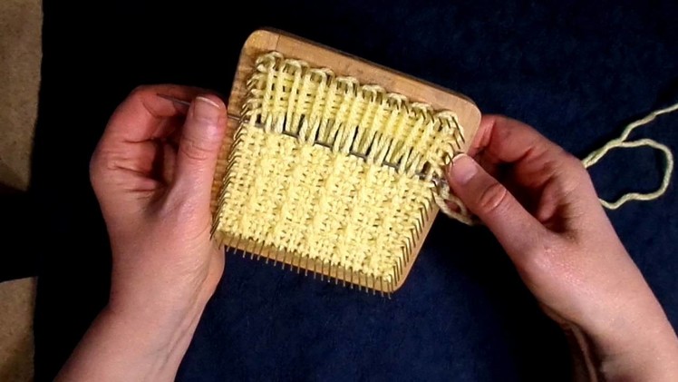 Pin Loom Weaving--the Tug Technique