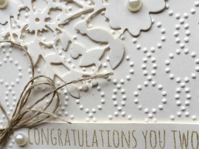 Stampin' Up! Wedding Card Idea and Video Tutorial