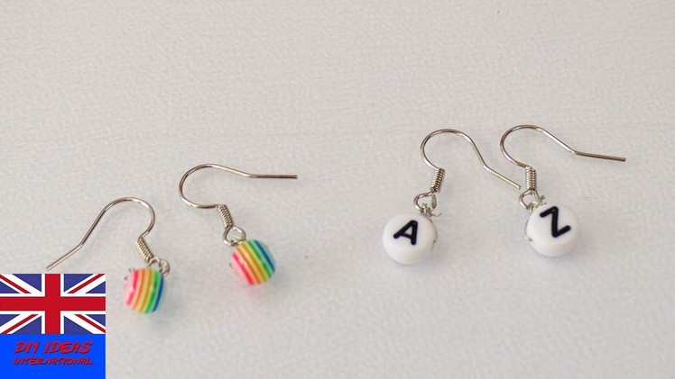 STYLISH DIY EARRINGS! How to make these cute earrings?