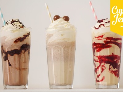 The Perfect Thick Milkshake PLUS 3 ways to PIMP it!  | Cupcake Jemma