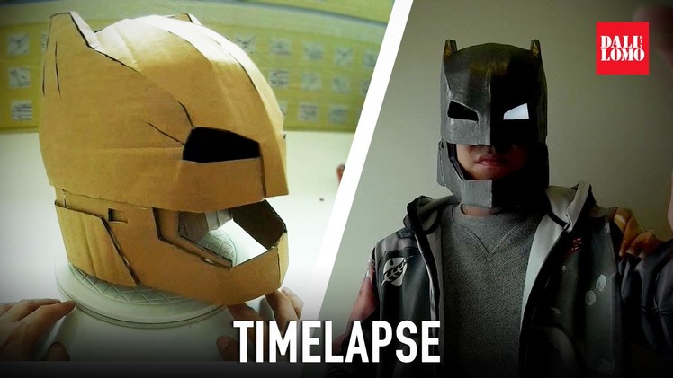 Timelapse - Making Armored Batman Mech Suit Helmet | Dali DIY