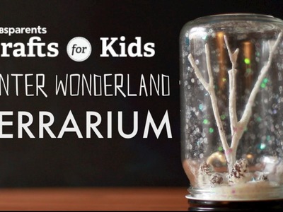 Winter Wonderland Terrarium | PBS Parents | Crafts for Kids
