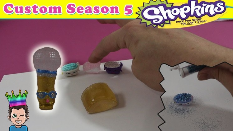 Custom Season 5 Resin Shopkins - Painted & Glitter! DIY Craft Project