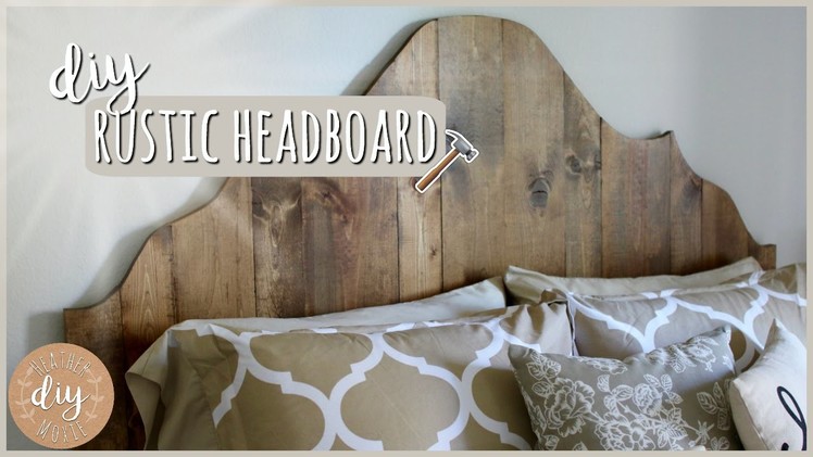 DIY Bedroom Furniture⎪Rustic Headboard