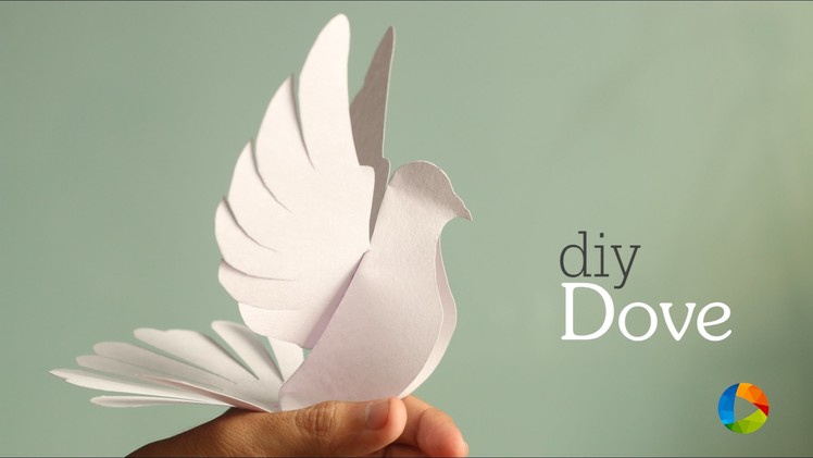 DIY: Dove - Paper Craft with Templates
