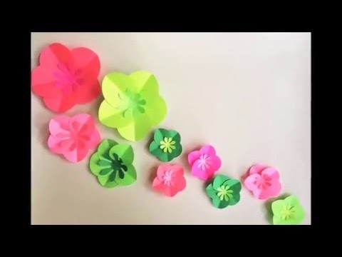 DIY Paper Craft: Easy Paper Flowers