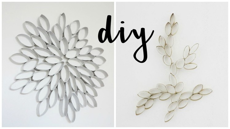 DIY: Recycling Craft Home Decor (w. toilet paper rolls)