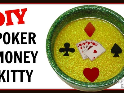 DIY Resin Poker Money Kitty or Wine Coaster ~ Craft Klatch How To