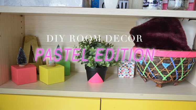 DIY ROOM DECOR - PASTEL EDITION | krismntieclc