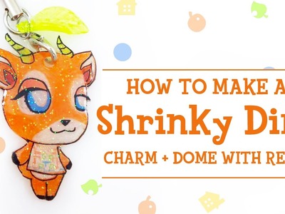 DIY: Shrinky Dink charm (doming with resin)