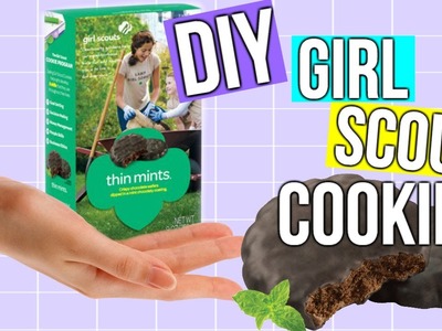 DIY Thin Mint Cookies | Girl Scout Cookies | Courtney Lundquist