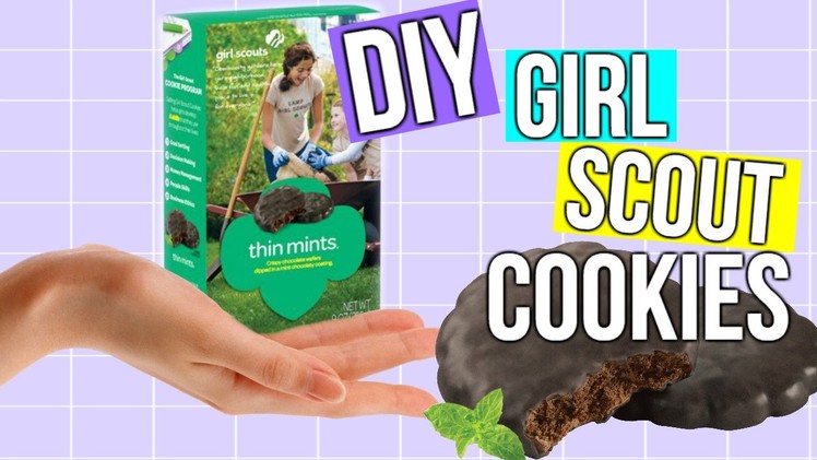 DIY Thin Mint Cookies | Girl Scout Cookies | Courtney Lundquist