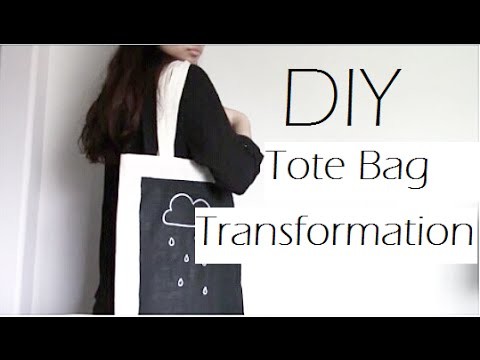 DIY Tote Bag Transformation