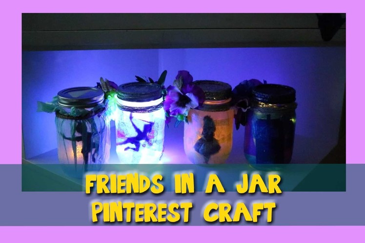 Friends in a Jar (a fun Pinterest craft for all ages)- @dramaticparrot