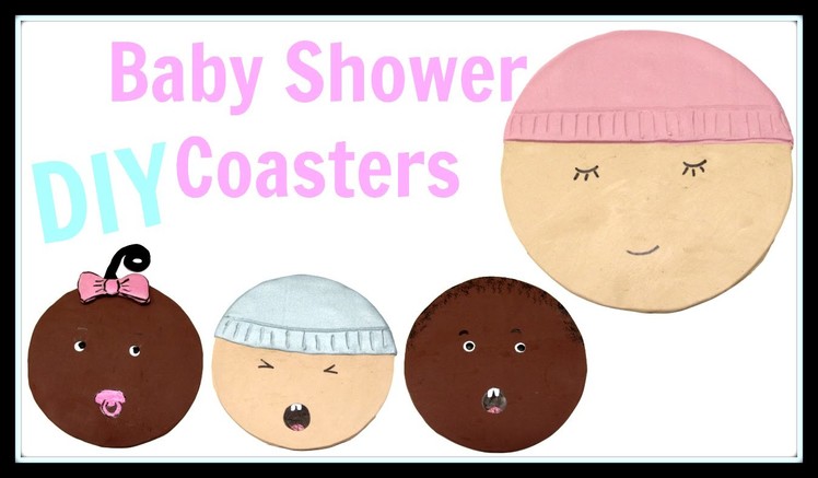 How To Baby Shower Coaster Favors or Mother's Day Gifts ~ Craft Klatch Another Coaster Friday DIY