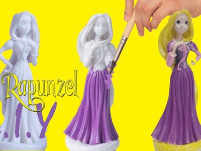 Paint Your Own Disney Princess Rapunzel, Ariel Easy Painting DIY Craft Do It Yourself - Part 1