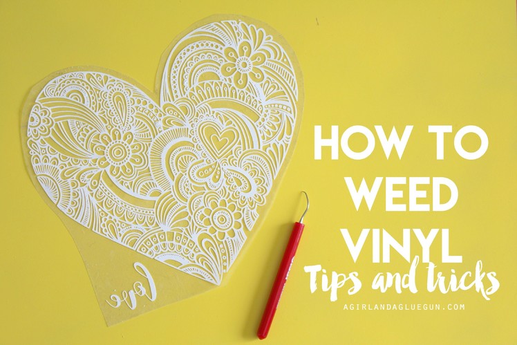Weeding craft vinyl tips and tricks
