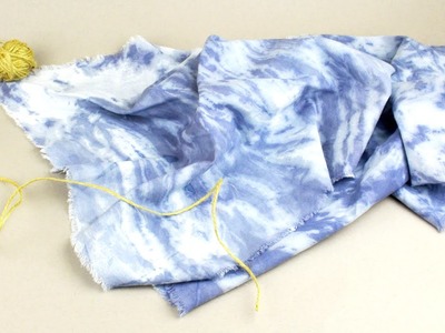 DIY Arashi Shibori Tie Dye