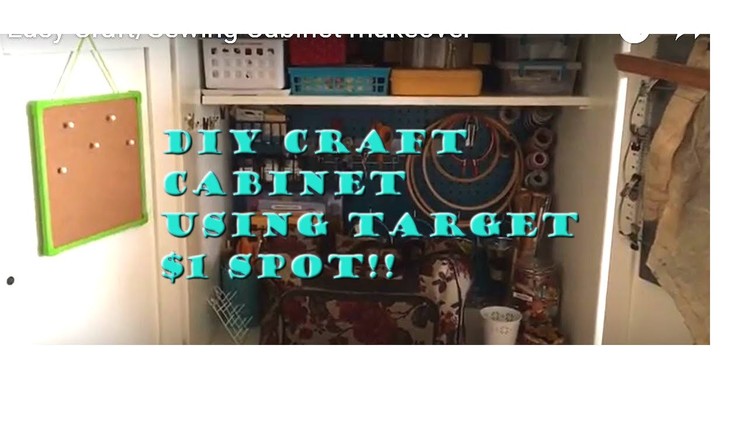 DIY Craft.Sewing Cabinet!