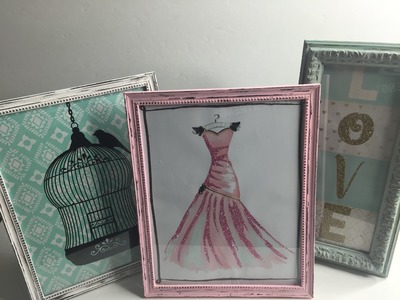 DIY Distressed Picture Frames