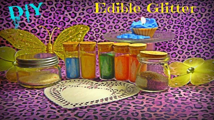 DIY: Edible glitter that really works ♥