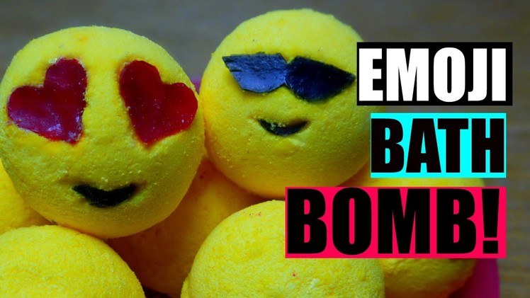 DIY EMOJI BATH BOMBS! | Love_Nadia