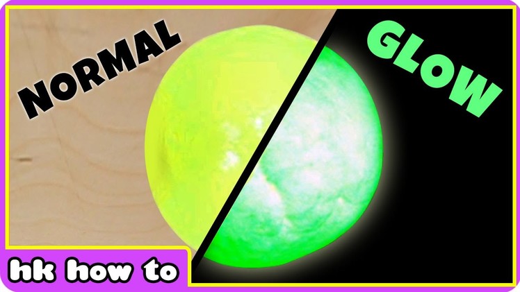 DIY Glowing in the Dark Bouncy Balls | Glow Magic Slime | HooplaKidz How To