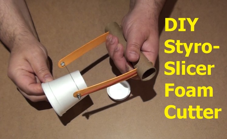 DIY Hot Wire Styro-Slicer  How to make a foam cutter
