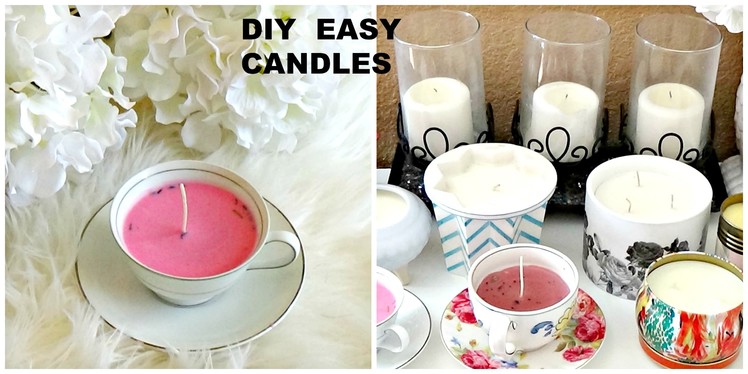 DIY | HOW TO MAKE CANDLES | TEACUP CANDLE