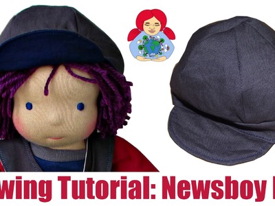 DIY | How to sew a Newsboy Hat for your doll | Sami Dolls Tutorials