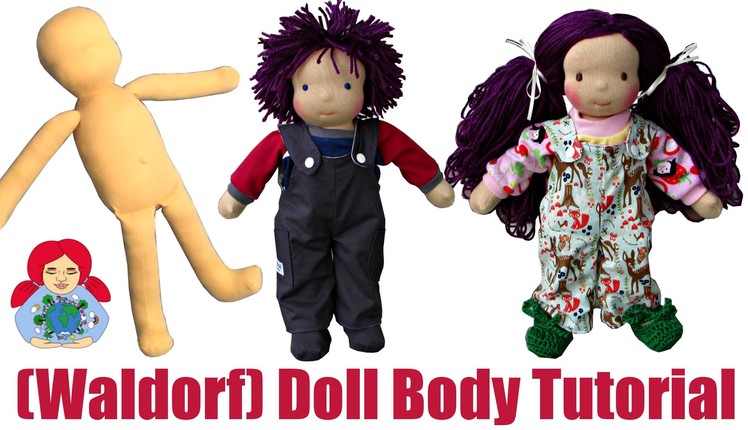 DIY | How to sew a (Waldorf) Doll Body Step by Step | Sami Doll Tutorials