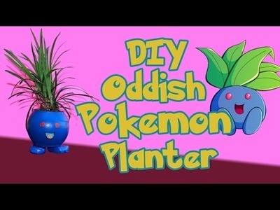 DIY | Oddish Pokemon Planter! *Pokemon week!*