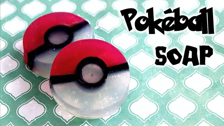 DIY Pokeball Soap. Pokemon Inspired Handmade Soap. DIY Soap Making. Pokémon DIY