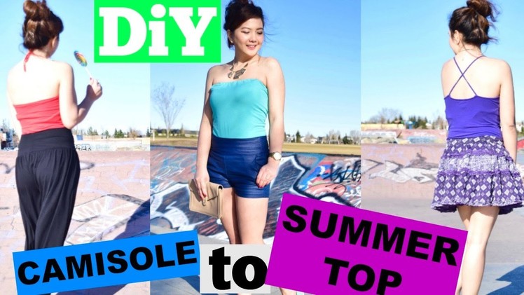 DIY QUICK AND EASY AND SEXY SUMMER TOP.DIY TUBE TOP.DIY X-BACK.DIY HALTER TOP