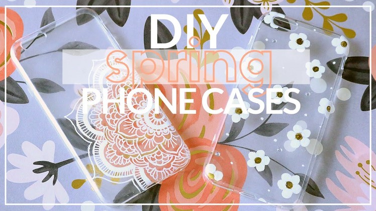 DIY SPRING PHONE CASES - Marc Jacobs Daisy & White Henna