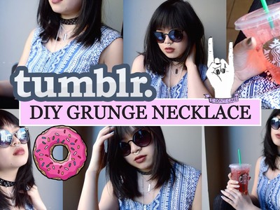 DIY Tumblr Grunge Witch Collar Necklace