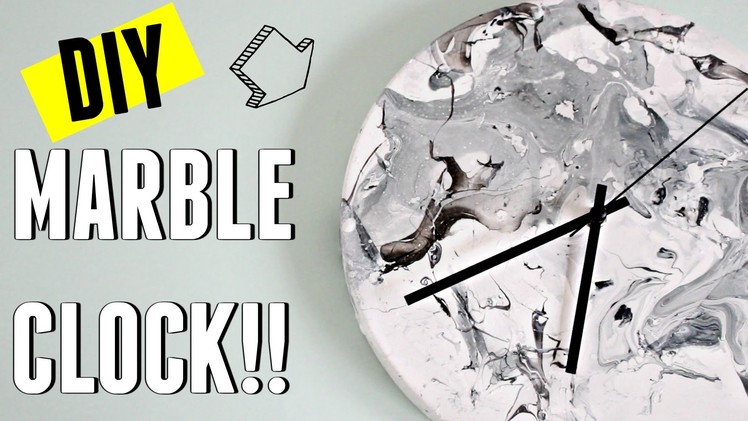IKEA HACK ⚠️ DIY MARBLE CLOCK 