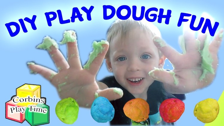 Super Fun & Easy! DIY Homemade Play Dough Fun Activities for Kids Corbins Playtime